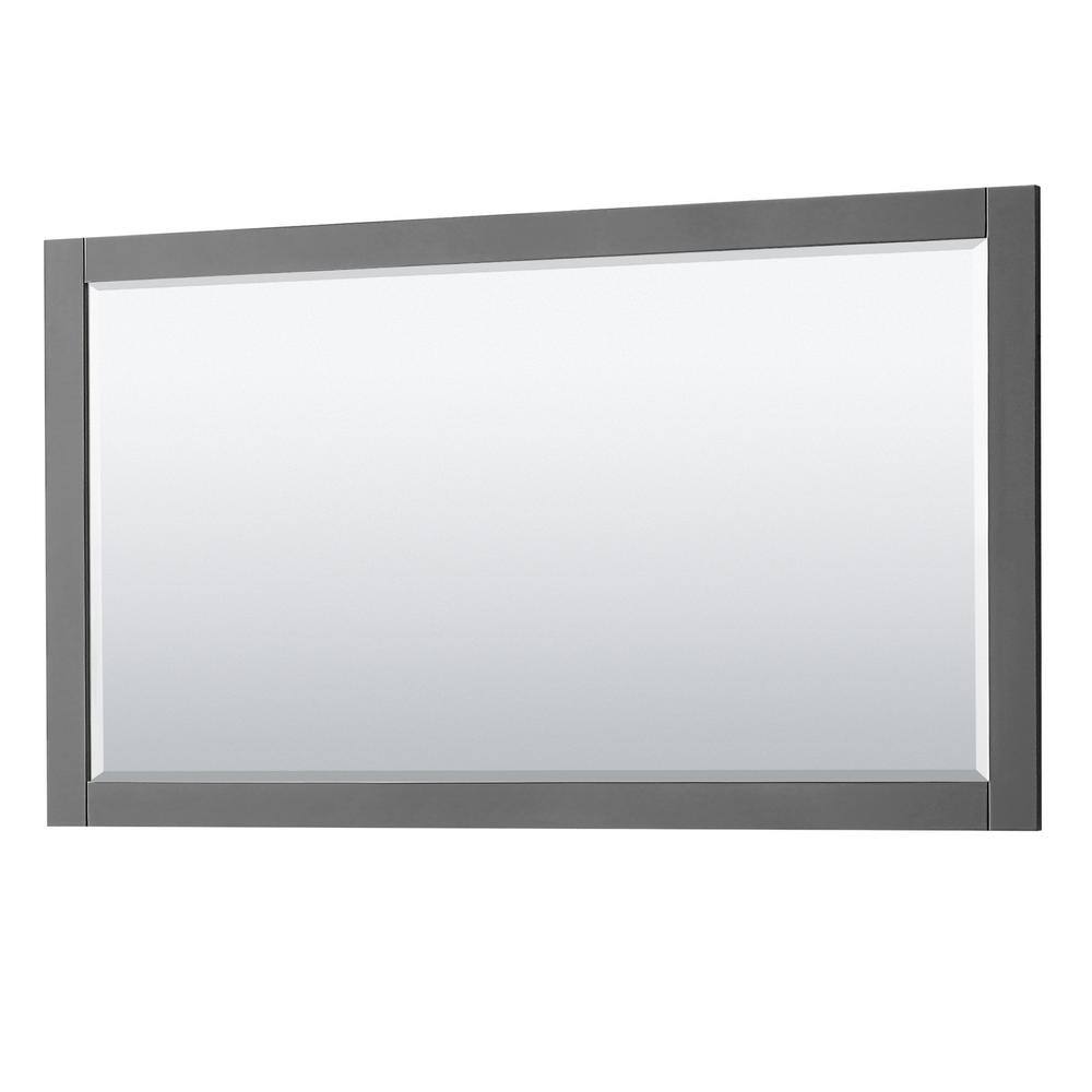 Avery 60'' Dark Gray Single Freestanding Bathroom Vanity with Stone Top