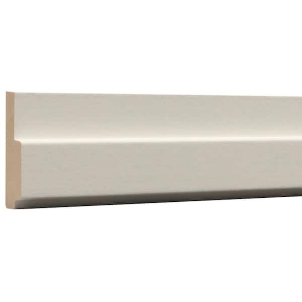 . 438 in. D x 1.5 in. W x 48 in. L Primed Poplar Wood Sawtooth Panel Moulding