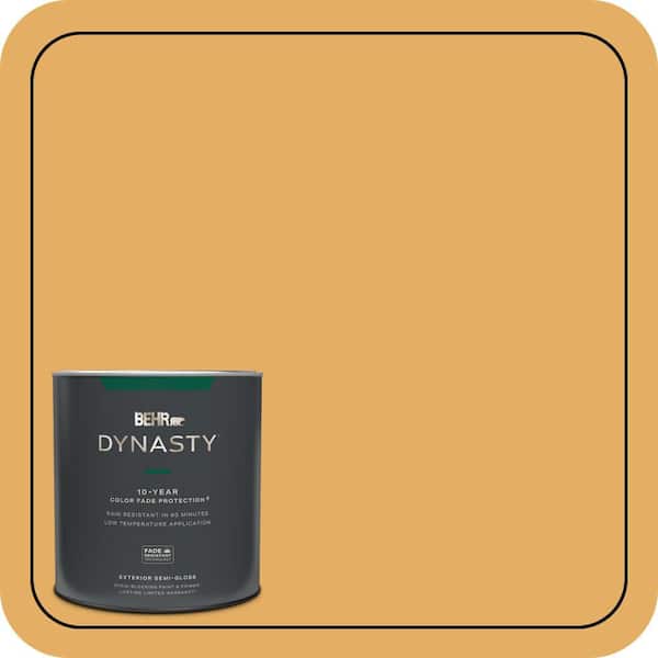 BEHR DYNASTY 1 qt. #MQ4-11 Lamplit Semi-Gloss Exterior Stain-Blocking Paint & Primer