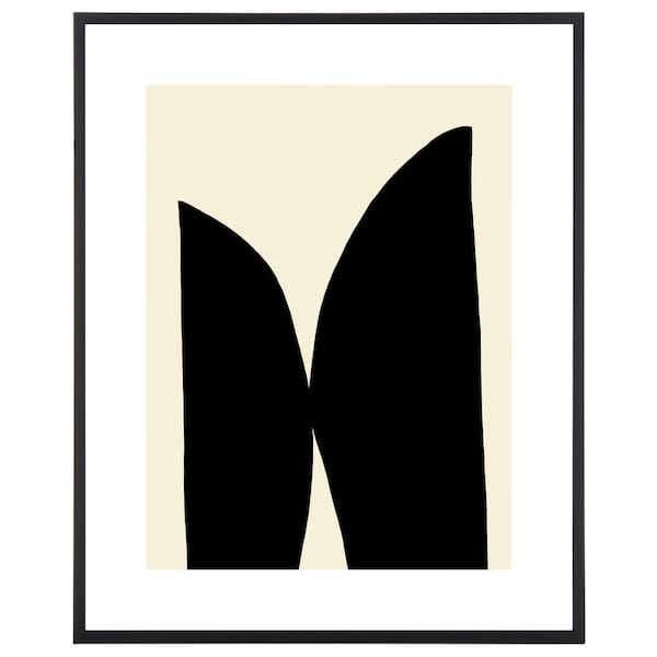 SAFAVIEH Like Minds Framed Mixed Media Abstract Wall Art 4 in. x 27 in.