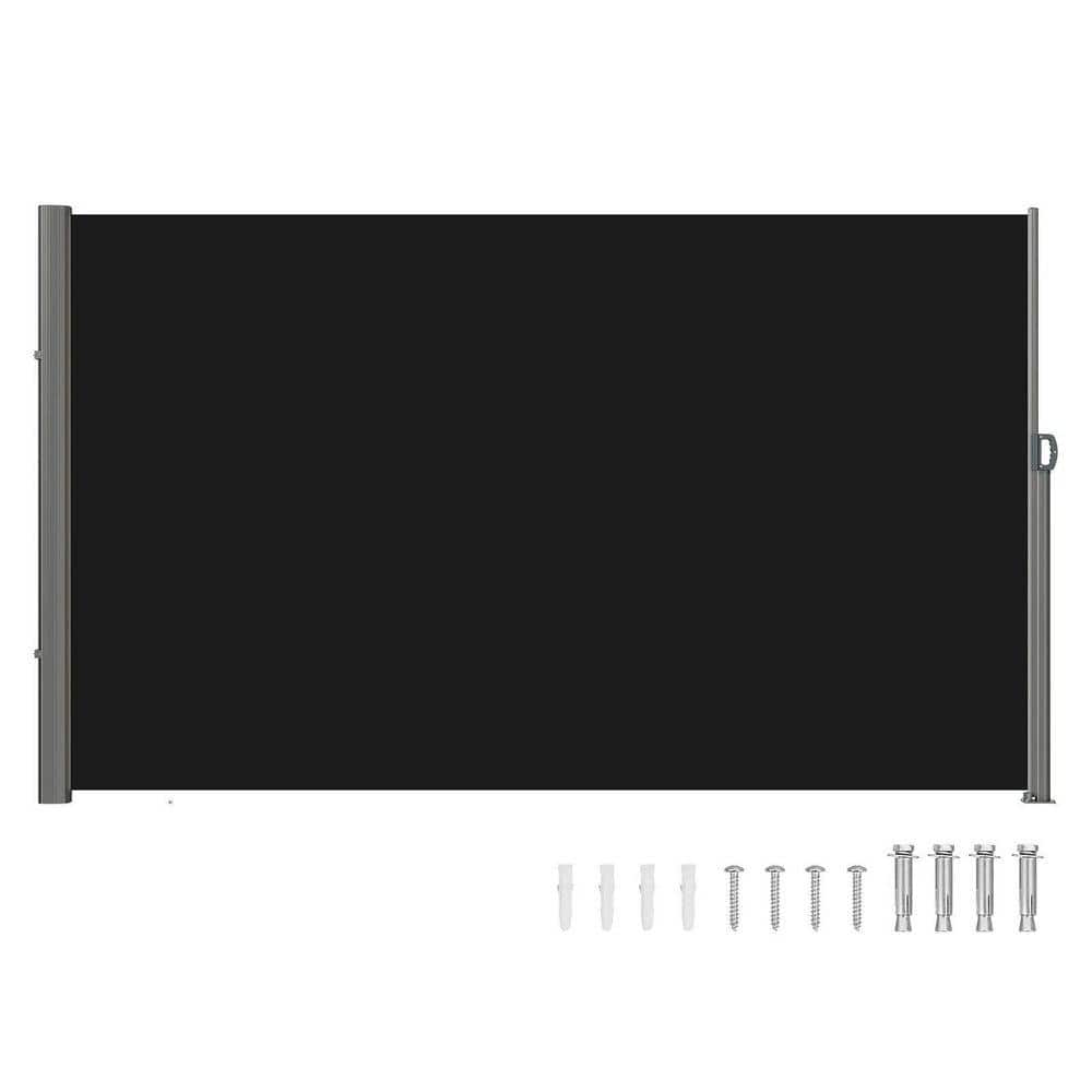 118 in. x 71 in. Side Awning, Retractable Side Awning, Patio Retractable Side Screen, UV Resistant, Patio Privacy Screen price history on PriceWatchPro