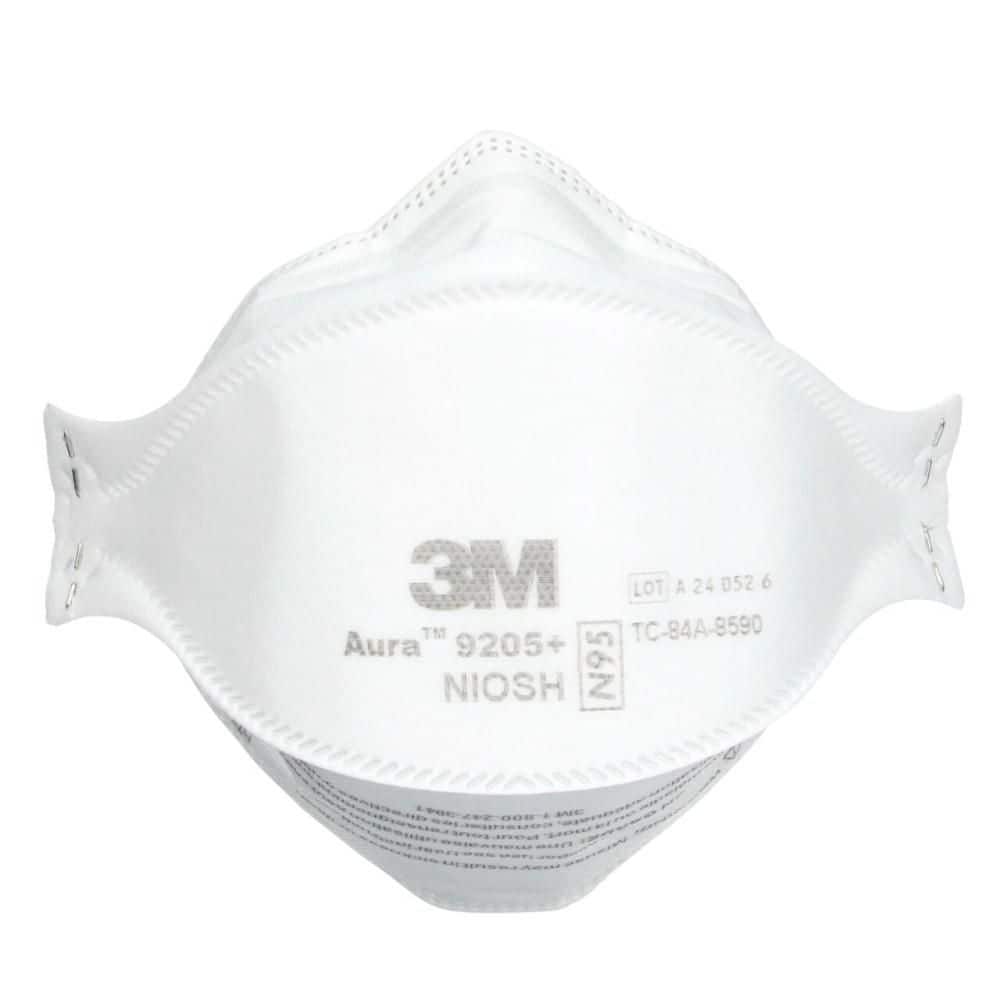 3M 9205+ N95 Aura Particulate Disposable Respirator Foldable (10