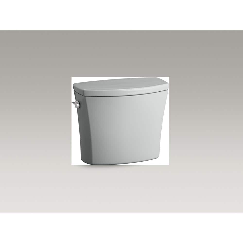 White Ceramic Toilet Tank with Left-Hand Trip Lever