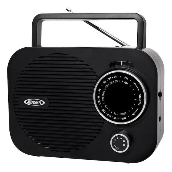 JENSEN Portable AM/FM Radio - Black