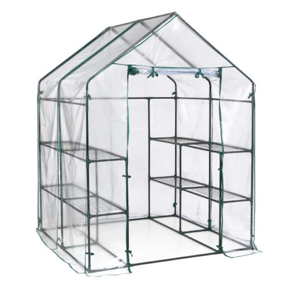 Miracle-Gro ft. x in. x in. x in. x ft. x in. Mini Greenhouse  70527 The Home Depot
