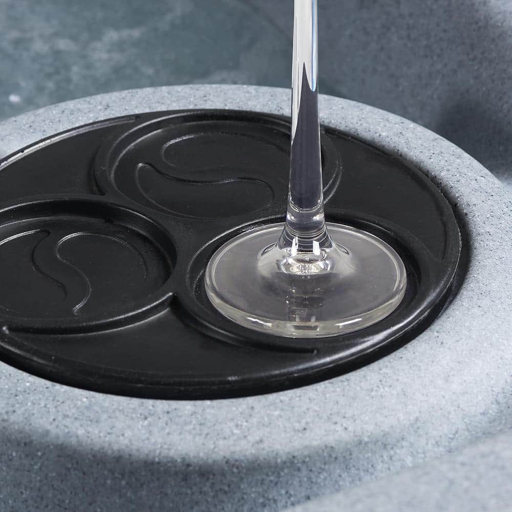 Gray 5-Person Rectangle Electric Hot Tub with 28 Jets
