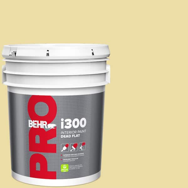 BEHR PRO 5 gal. #PPU8-12 Refreshing Tea Dead Flat Interior Paint