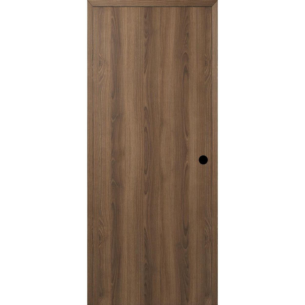 Optima N DIY-Friendly 30 in. х 96 in. Left-Hand Pecan Nutwood Solid Composite Core Wood Single Prehung Interior Door price history on PriceWatchPro
