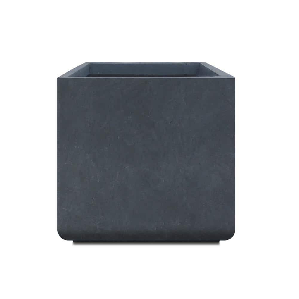 KANTE 15.75 X 15.75 In. Square Charcoal Lightweight Concrete And ...