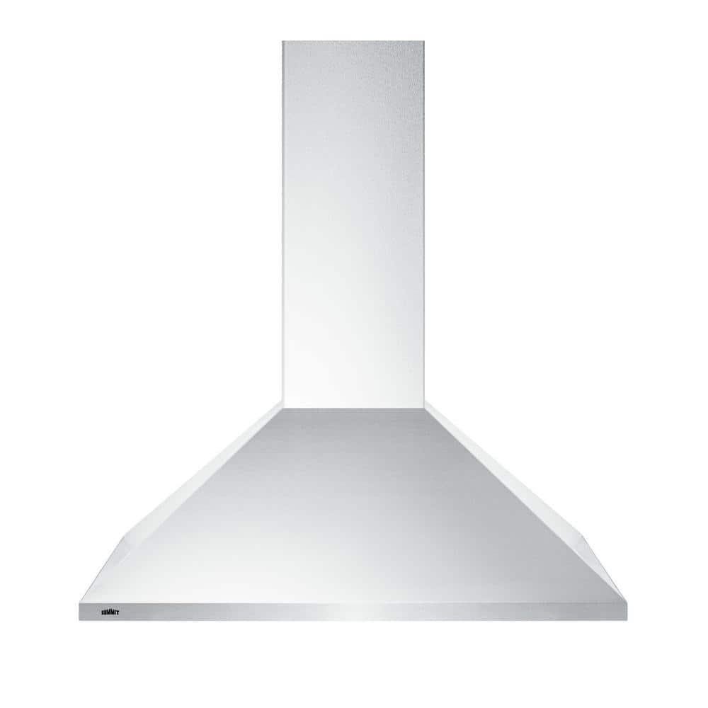 36 in. Convertible Wall Mount Range Hood in Stainless Steel with 2 Charcoal Filters, ADA Compliant