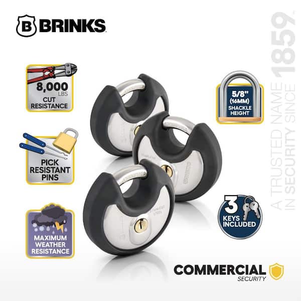 Brinks 2-3/4-in. (70 mm) Commercial-Grade Stainless-Steel Discus