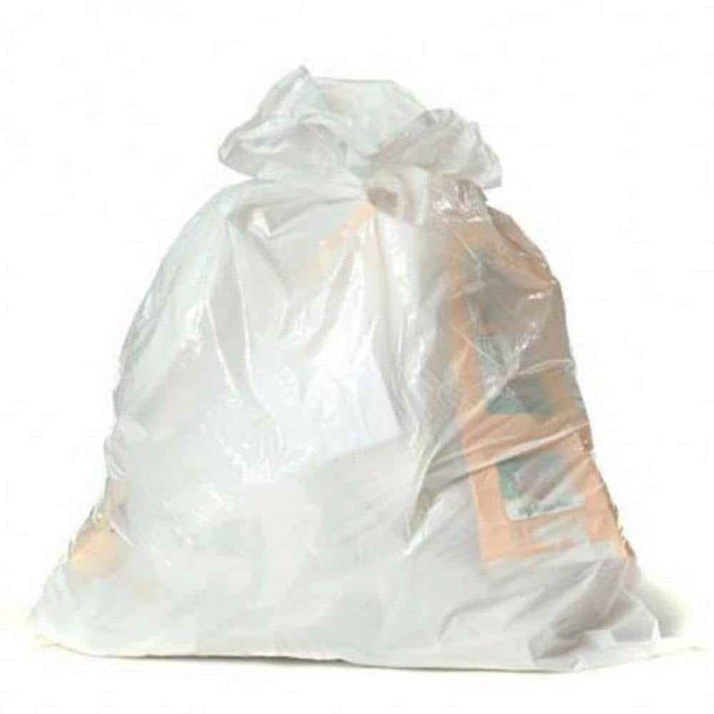 white garbage bag