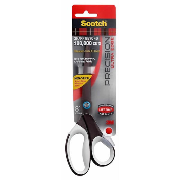 Scotch 8 Multi-Purpose Scissors, 2-Pack, Great for Everyday Use