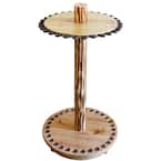 Round Spinning 30 Fishing Rod Rack Easy Assembly 360-Degree Rotation