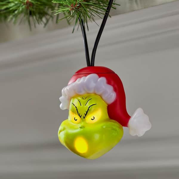 grinch mini string lights