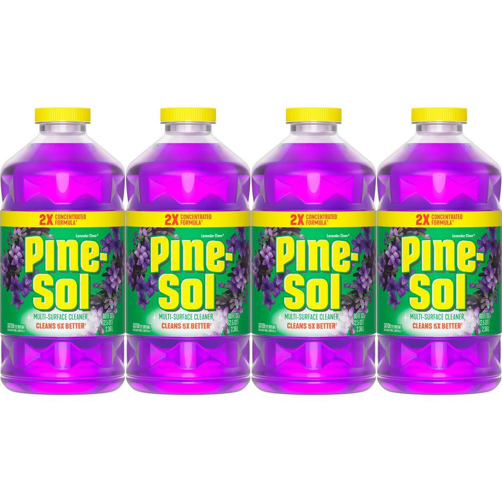 PineSol 80 OZ. Lavender Disinfecting AllPurpose Cleaner (4Pack) C