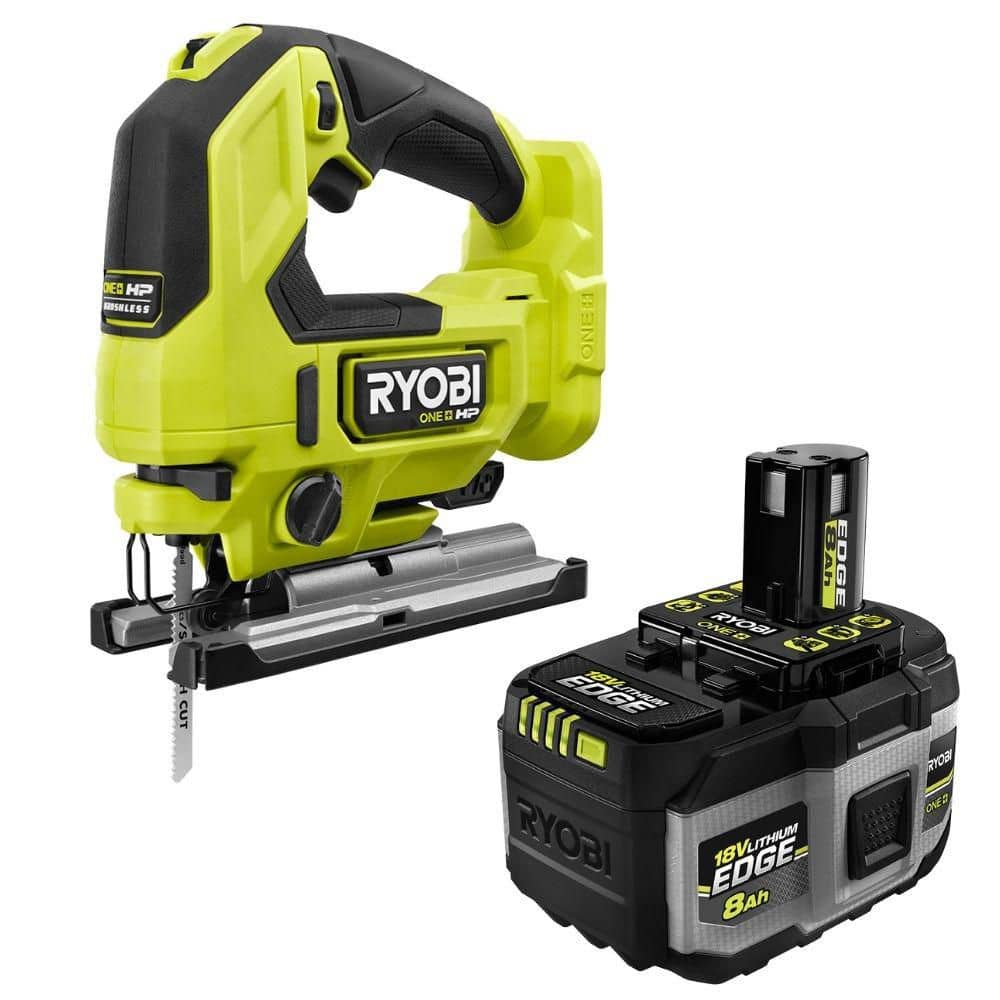 ONE+ HP 18V Brushless Cordless Jigsaw with ONE+18V 8.0 Ah Lithium-Ion HIGH PERFORMANCE EDGE Battery price history on PriceWatchPro