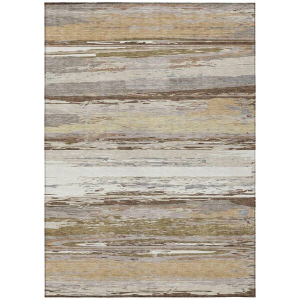Chantille Machine Washable Indoor/Outdoor Abstract ACN2287 Beige 10 ft. x 14 ft. Area Rug