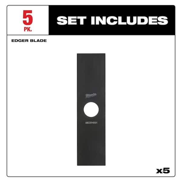 Milwaukee 8 in. Replacement Edger Blade (5-Pack) Milwaukee 8 in. Replacement Edger Blade (5-Pack)