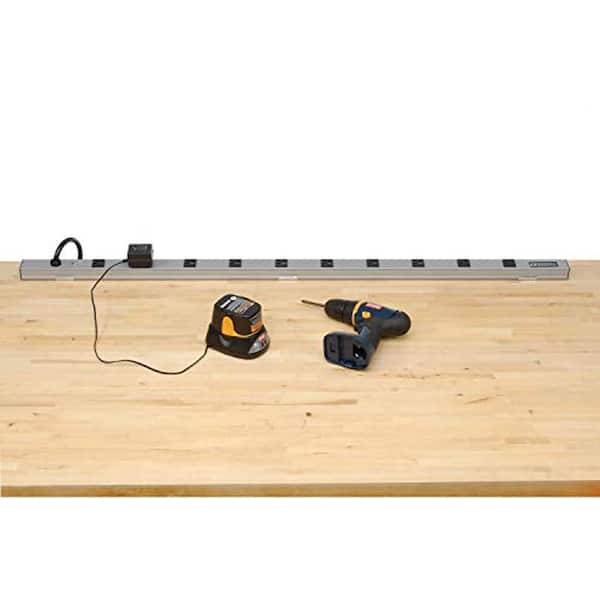 Wiremold 12-Outlet 15 Amp Industrial Surge Power Strip with Lighted On/Off Switch with 15 ft. Cord