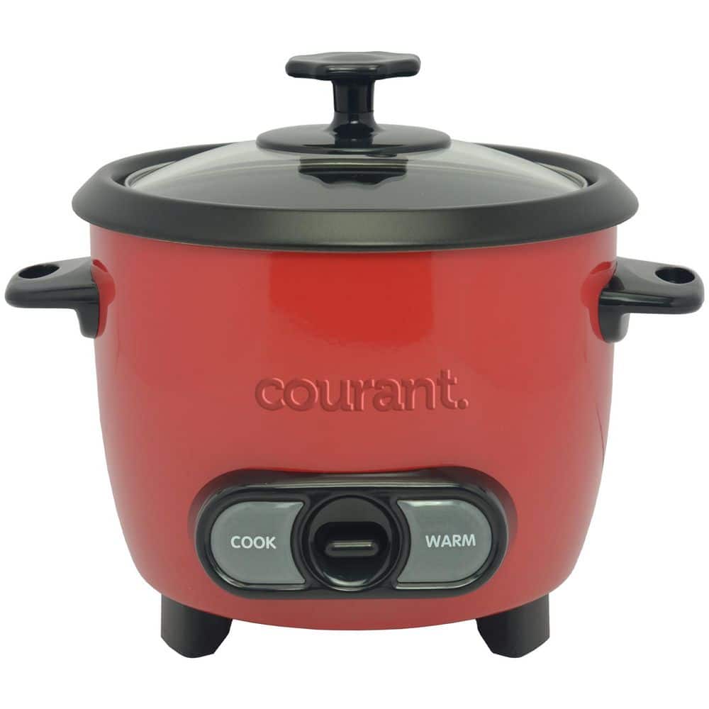 Courant 8-Cup (Cooked) Rice Cooker, Removable Non-Stick Bowl, One