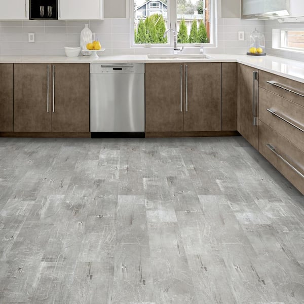 Lifeproof Scratch Stone 8 7 In W X 47 6 In L Luxury Vinyl Plank Flooring 20 06 Sq Ft Case I473106l The Home Depot