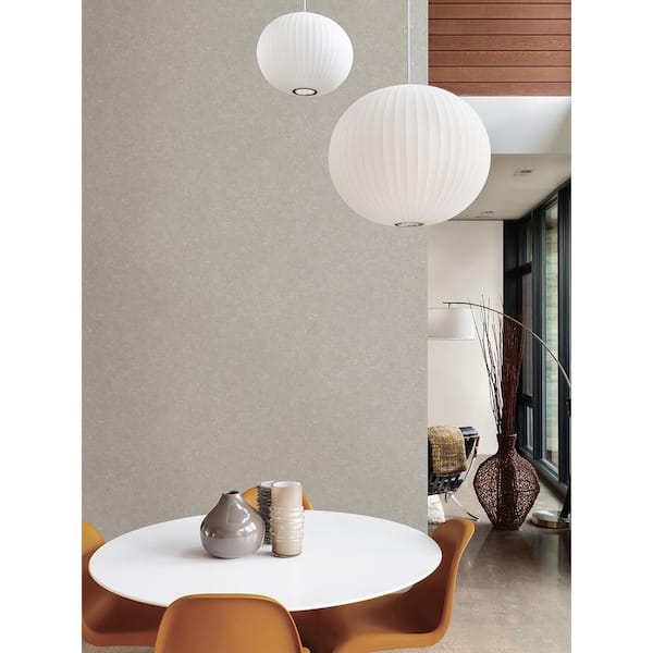 Rini Taupe Distressed Non-Pasted Vinyl Wallpaper