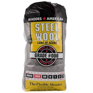 Elephant Brand #00000 Steel Wool, Professional Grade: 250g Project Roll - Steel  Wool