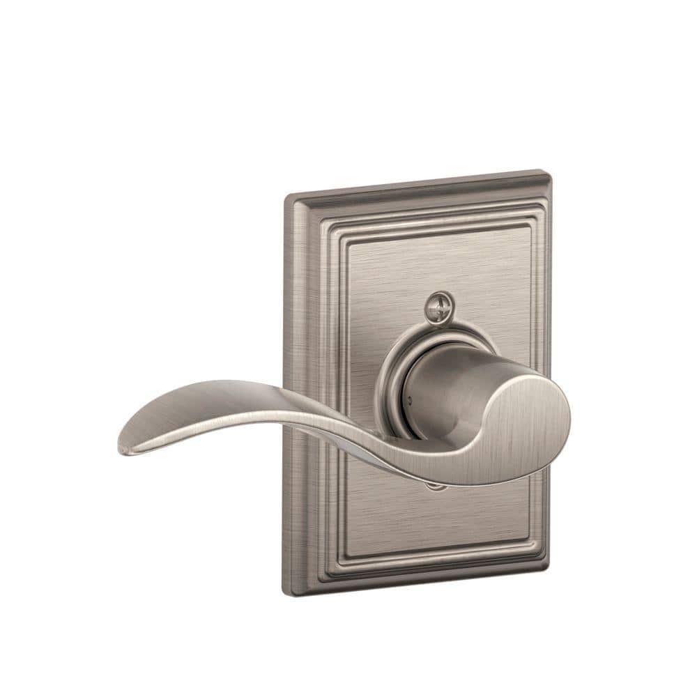 Accent Satin Nickel Left Handed Dummy Door Handle with Addison Trim price history on PriceWatchPro