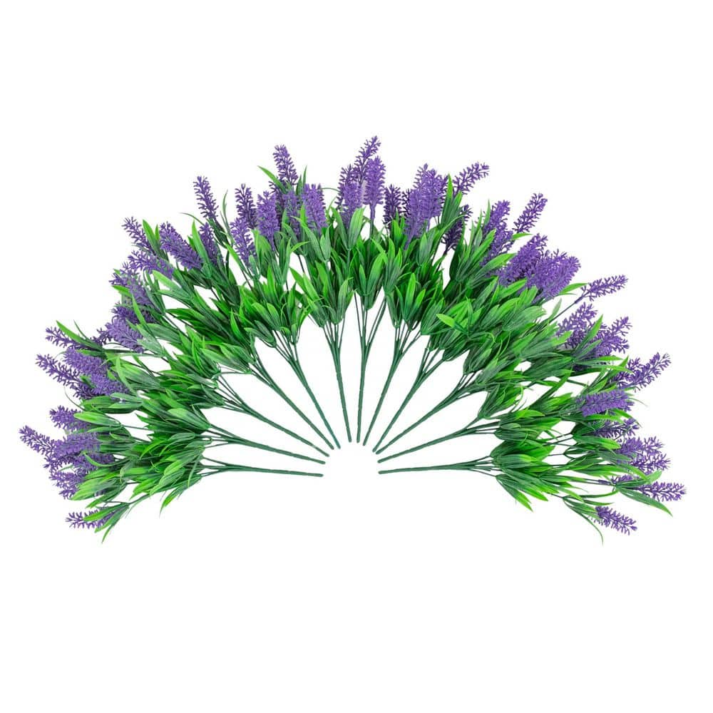 13in. UV Resistant Artificial Flowering Lavender Bush (Indoor/Outdoor) - Set of 12 price history on PriceWatchPro