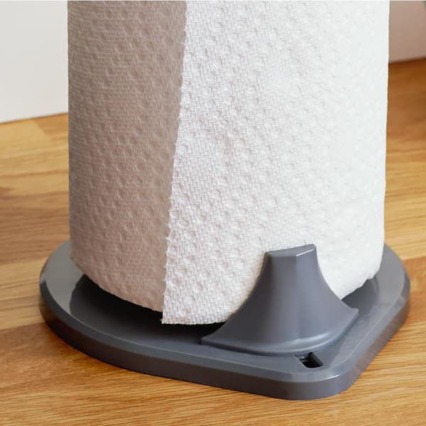 Hutzler 3880GY Compact Paper Towel Holder, One size, Gray