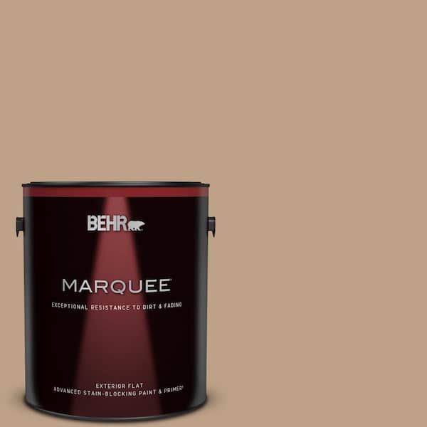 BEHR MARQUEE 1 gal. #PPU4-05 Basketry Flat Exterior Paint & Primer