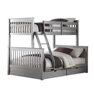 Haley II Gray Wood Frame Twin Platform Bed