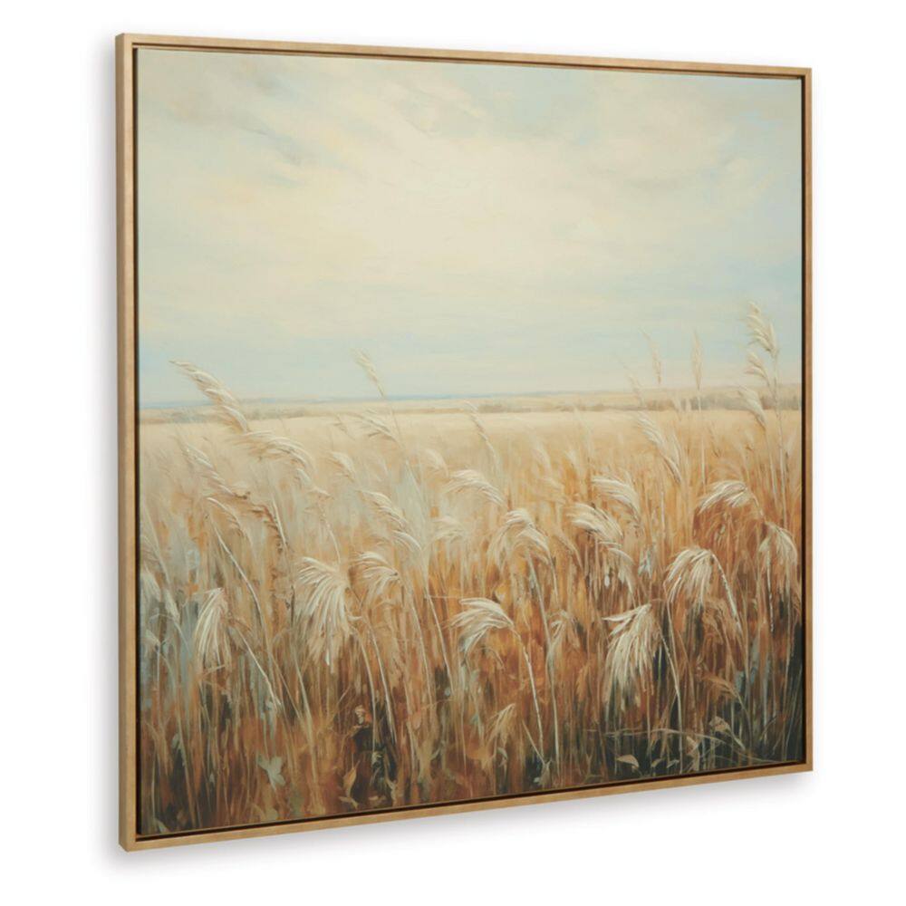 Expansive Plains-Inspired Canvas Wall Art, 40" x 40"