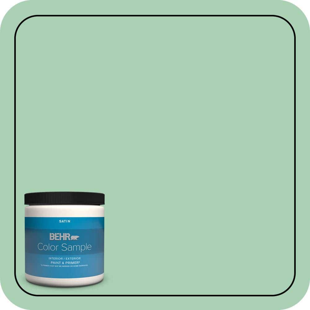 8 oz. #460D-4 Aloe Essence Satin Enamel Interior/Exterior Paint & Primer Color Sample price history on PriceWatchPro