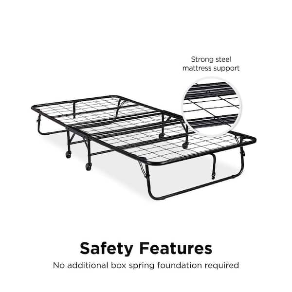 Dhp Levy 5 In Twin Size Medium Firm, Folding Twin Size Bed Frame