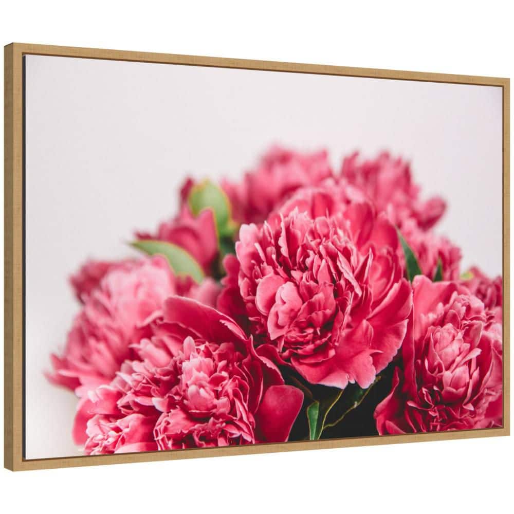 "Sylvie ""Bright Pink Flowers"" by Patricia Hasz of Patricia Rae Photography Framed Flowers Art Print 33 in. x 23 in." price history on PriceWatchPro