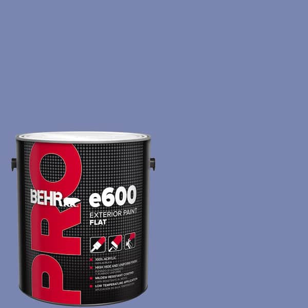 BEHR PRO 1 gal. #610B-5 Corsican Purple Flat Exterior Paint