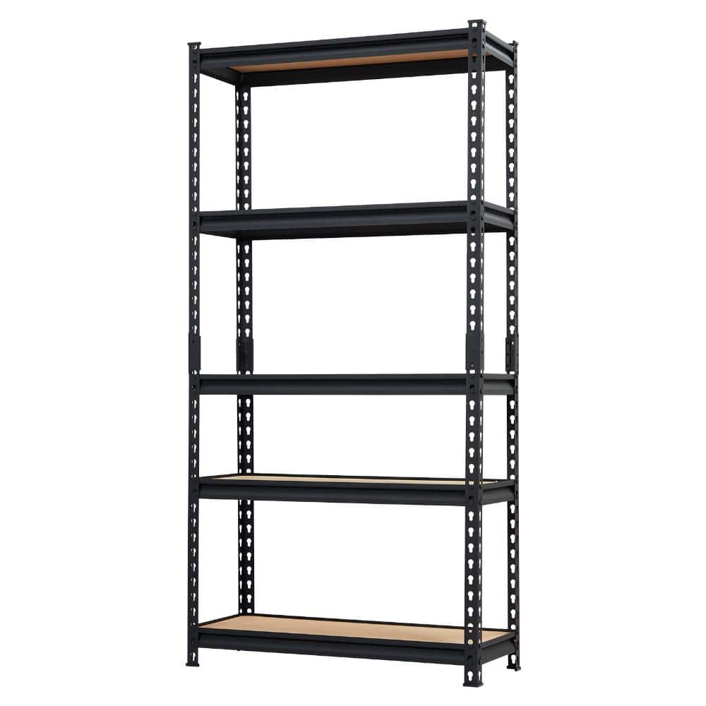 "30""W x 12""D x 60""H 5 Tiers Heavy Duty Garage Shelves, Adjustable Metal Storage Shelving Unit, 2000 LBS Capacity" price history on PriceWatchPro