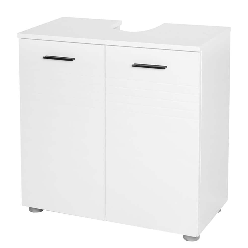23.6 in. W x 11.8 in. D x 25 in. H Free-Standing Bath Sink Cabinet with Dou