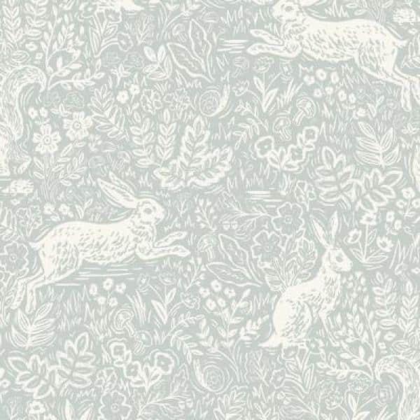 27" Mineral Nonwoven Woodland Fable Wallpaper