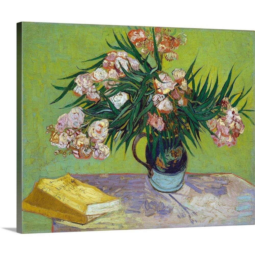 Oleanders by Vincent (1853-1890) van Gogh Canvas Wall Art price history on PriceWatchPro