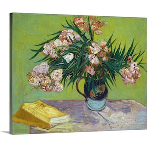 "Oleanders" by Vincent (1853-1890) van Gogh Canvas Wall Art