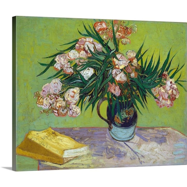 GreatBigCanvas "Oleanders" by Vincent (1853-1890) van Gogh Canvas Wall Art