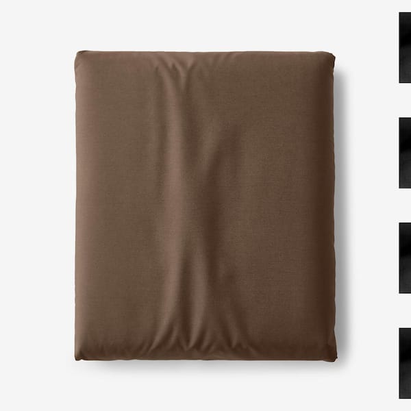Company Cotton Coffee Cotton Percale Queen Deep Pocket Fitted Sheet