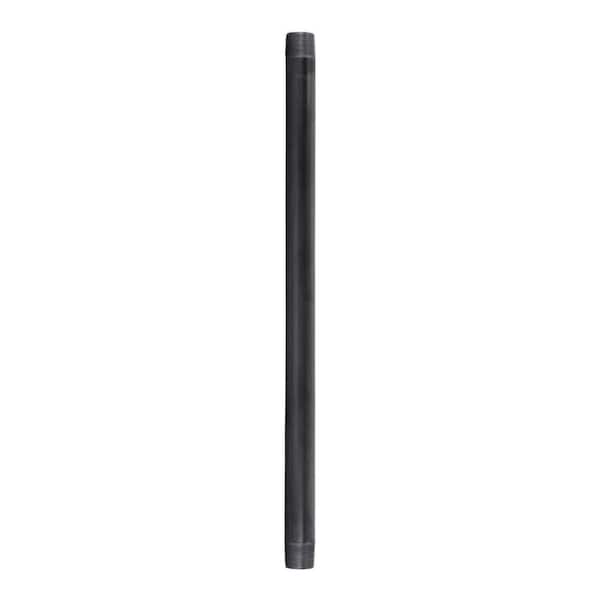 STZ 3/4 in. x 1.5 ft. Black Steel Schedule 40 Cut Pipe