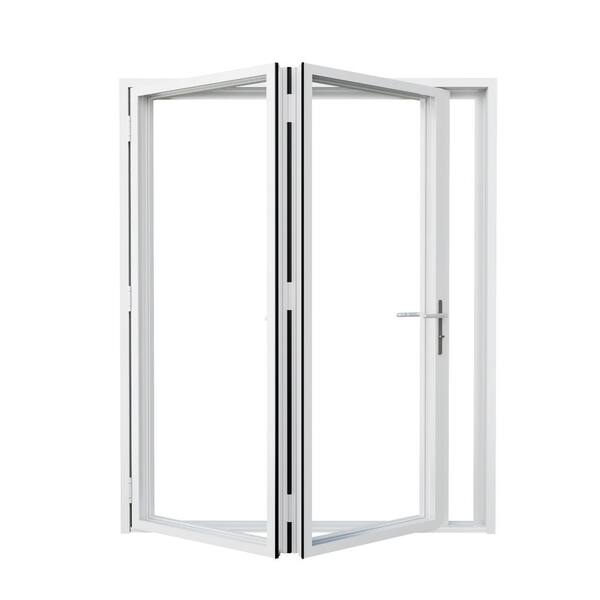 ARK DESIGN 62 in. x 80 in. Left Swing/Outswing Double Tempered