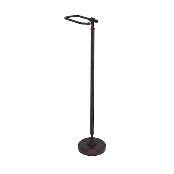 Allied Brass Retro Wave Collection Free Standing Toilet Tissue Holder in Venetian Bronze