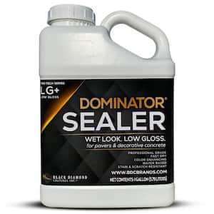 1 gal. Clear Acrylic Sealer Wet Look Low Gloss Professional Grade Fast Dry Water Based Decorative Concrete/Paver Sealer