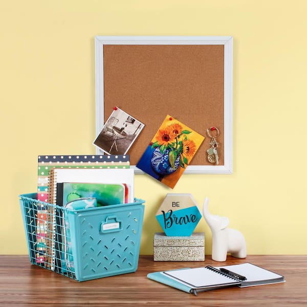 DIY Desk with Storage Bins